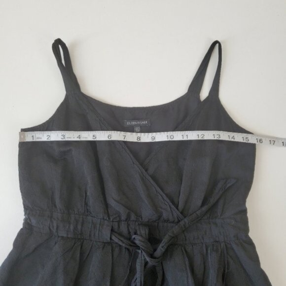 Eileen Fisher Black babydoll dress - Picture 10 of 14
